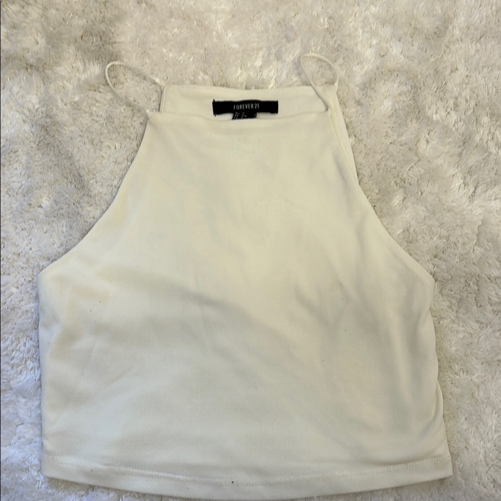 Forever 21 Cream Tank Top